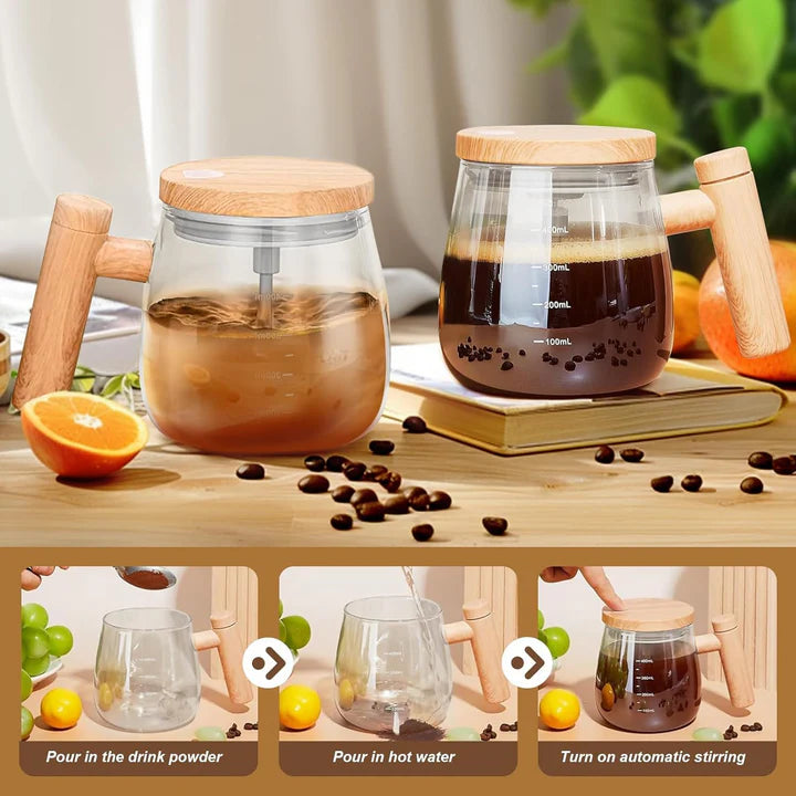 Self-Stirring Mug – Mix Drinks in Seconds